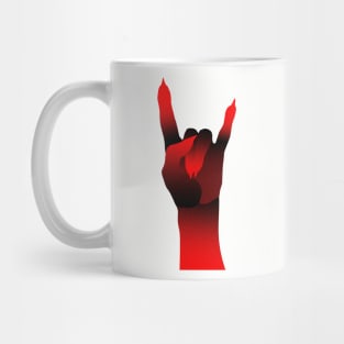 Rock sign Mug